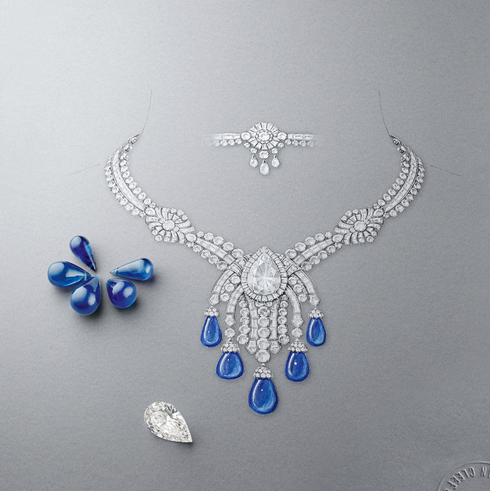 Van Cleef & Arpels Seven Seas 系列高級珠寶。